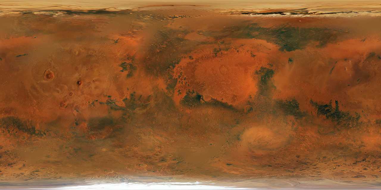 Mars global color RGB